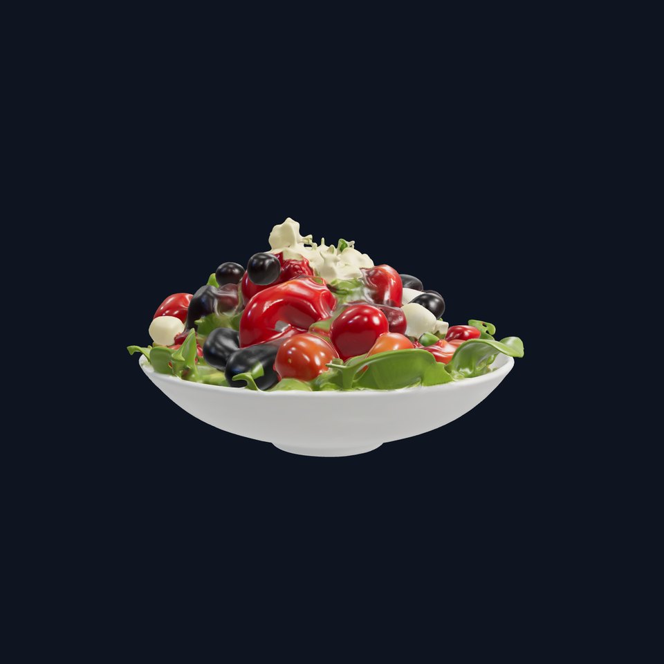 Fresh Greek Salad Model Pack